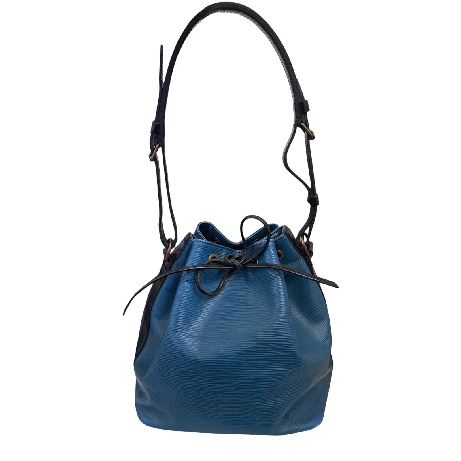 Louis Vuitton Blue Epi Leather Crossbody With Black Trim